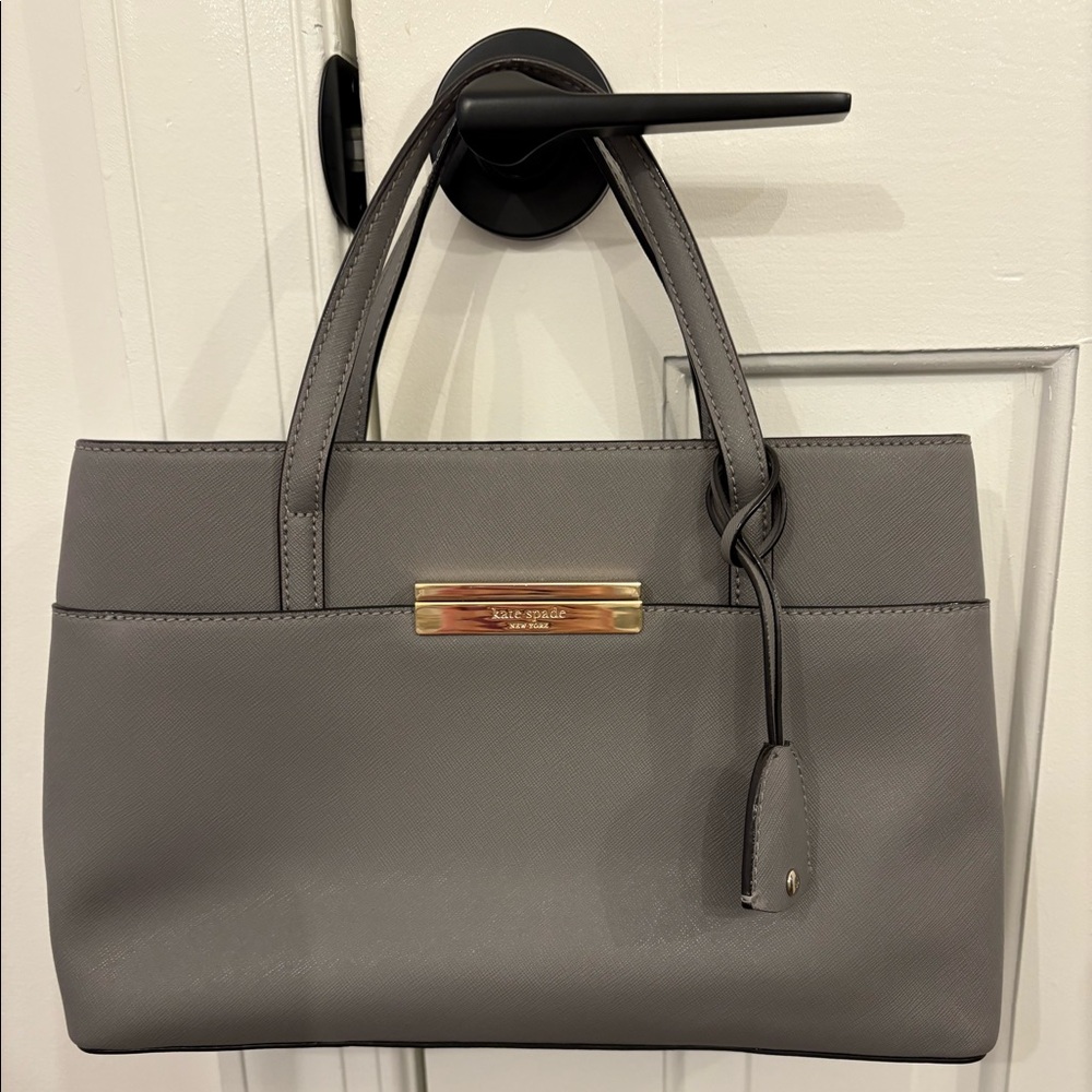 Gray Kate Spade Medium Satchel